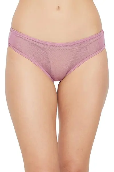 Low Waist Bikini Panty in Mauve